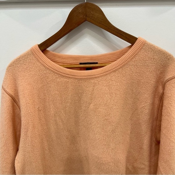 JCREW womens peach fleece sweatshirt - Picture 2 of 4